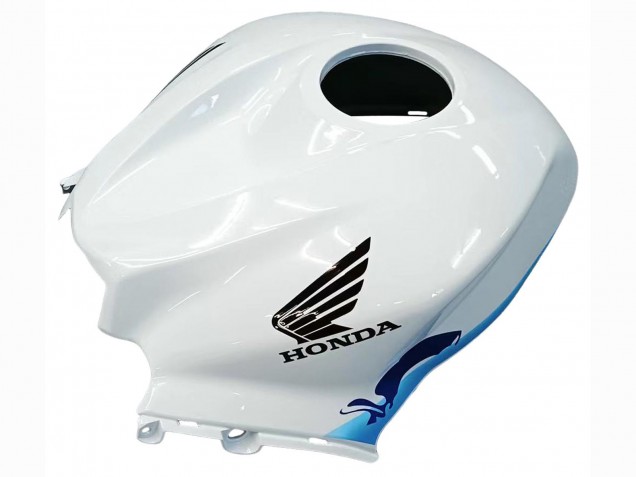 2007-2008 White Light Blue Glossy Black Honda CBR600RR Motorcycle Fairings Australia