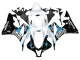 2007-2008 White Light Blue Glossy Black Honda CBR600RR Motorcycle Fairings Australia