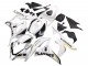 2007-2008 White Gold Glossy Black Playboy Honda CBR600RR Motorcycle Fairing Australia