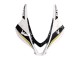 2007-2008 White Gold Glossy Black Playboy Honda CBR600RR Motorcycle Fairing Australia