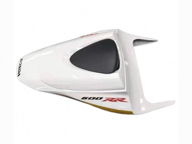 2007-2008 White Gold Glossy Black Playboy Honda CBR600RR Motorcycle Fairing Australia