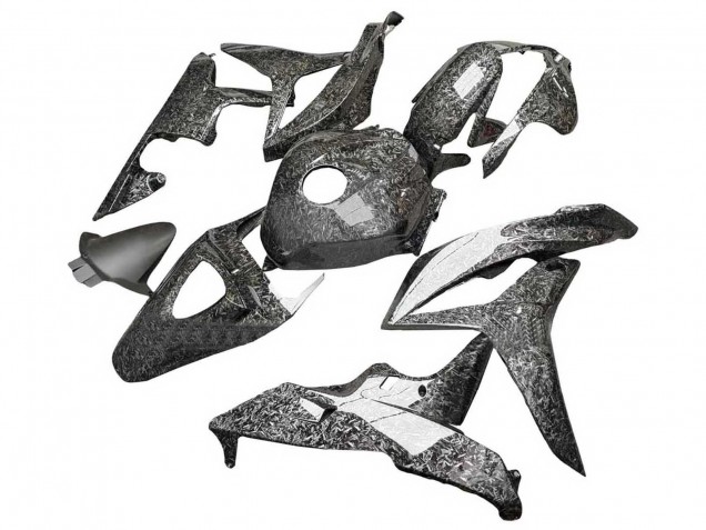 2007-2008 Black Forged Carbon Fiber Honda CBR600RR Motorcycle Fairings Australia