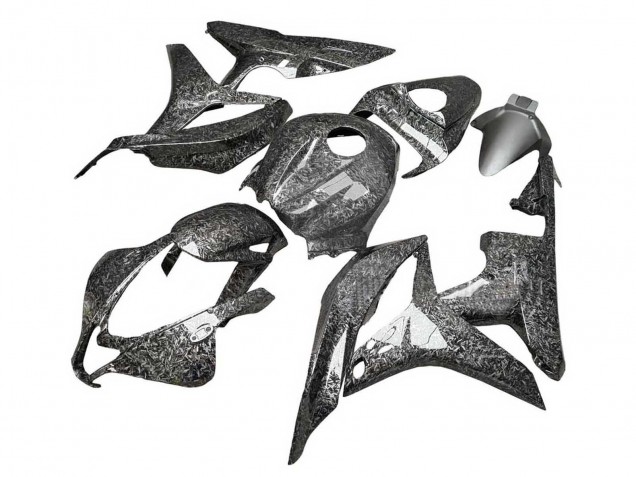 2007-2008 Black Forged Carbon Fiber Honda CBR600RR Motorcycle Fairings Australia