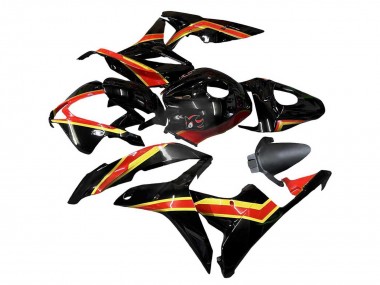 2007-2008 Red Gold Glossy Black Honda CBR600RR Motorcycle Fairings Australia