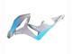 2007-2008 Glossy Grey Light Blue Honda CBR600RR Motorcycle Fairings Australia