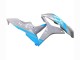 2007-2008 Glossy Grey Light Blue Honda CBR600RR Motorcycle Fairings Australia