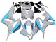 2007-2008 Glossy Grey Light Blue Honda CBR600RR Motorcycle Fairings Australia