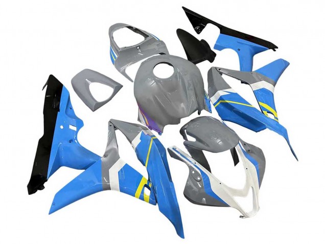 2007-2008 Nardo Grey Blue White Glossy Black Honda CBR600RR Motorcycle Fairings Australia
