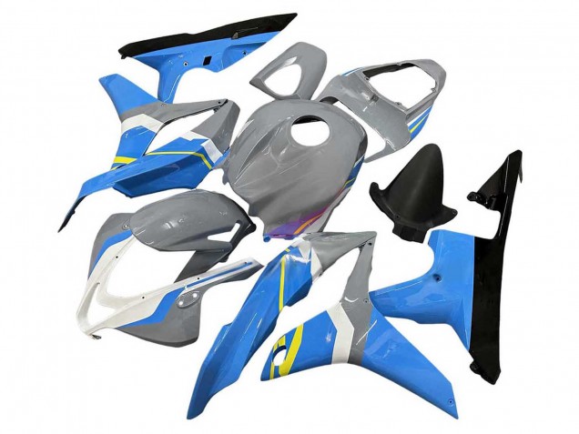 2007-2008 Nardo Grey Blue White Glossy Black Honda CBR600RR Motorcycle Fairings Australia