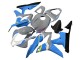 2007-2008 Nardo Grey Blue White Glossy Black Honda CBR600RR Motorcycle Fairings Australia