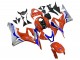2007-2008 Silver Blue Red HRC Honda CBR600RR Motorcycle Fairings Australia