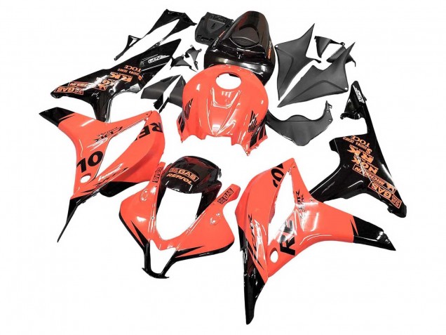 2007-2008 Orange Glossy Black Repsol Honda CBR600RR Motorcycle Fairings Australia