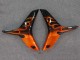 2007-2008 Glossy Black Orange Flame Honda CBR600RR Motorcycle Fairings Australia