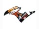 2007-2008 Yellow Orange Glossy Black Rossi Repsol Honda CBR600RR Motorcycle Fairings Australia