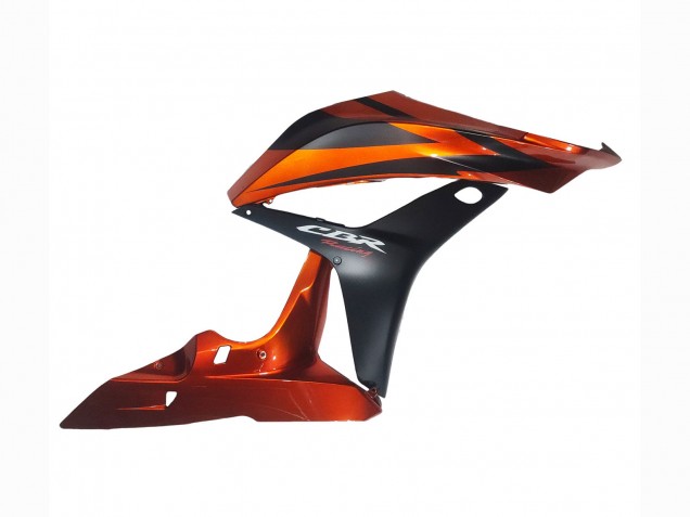 2007-2008 Orange Matte Black Honda CBR600RR Motorcycle Fairing Australia
