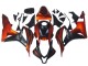 2007-2008 Orange Matte Black Honda CBR600RR Motorcycle Fairing Australia
