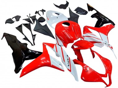2007-2008 White Red Glossy Black Honda CBR600RR Motorcycle Fairing Australia