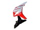 2007-2008 White Red Glossy Black Honda CBR600RR Motorcycle Fairing Australia