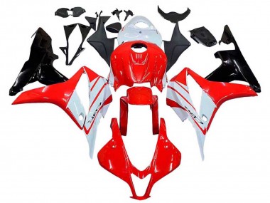 2007-2008 White Red Glossy Black Honda CBR600RR Motorcycle Fairing Australia