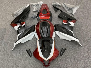2007-2008 White Red Matte Black Honda CBR600RR Motorcycle Fairings Australia