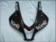 2007-2008 Glossy Black White West Honda CBR600RR Motorcycle Fairings Australia
