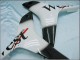 2007-2008 Glossy Black White West Honda CBR600RR Motorcycle Fairings Australia