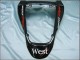 2007-2008 Glossy Black White West Honda CBR600RR Motorcycle Fairings Australia