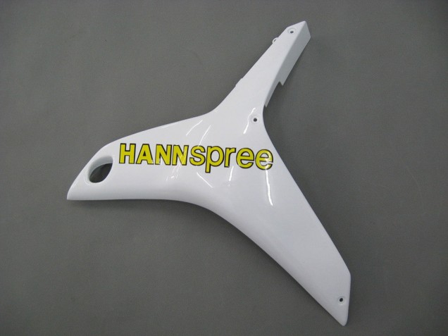 2007-2008 White Green Yellow Glossy Black Hannspree Honda CBR600RR Motorcycle Fairings Australia