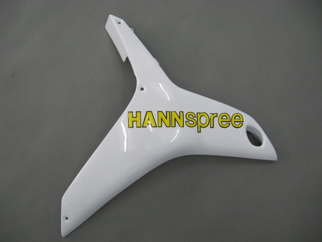 2007-2008 White Green Yellow Glossy Black Hannspree Honda CBR600RR Motorcycle Fairings Australia