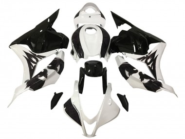 2009-2012 White Glossy Black Honda CBR600RR Motorcycle Fairing Australia