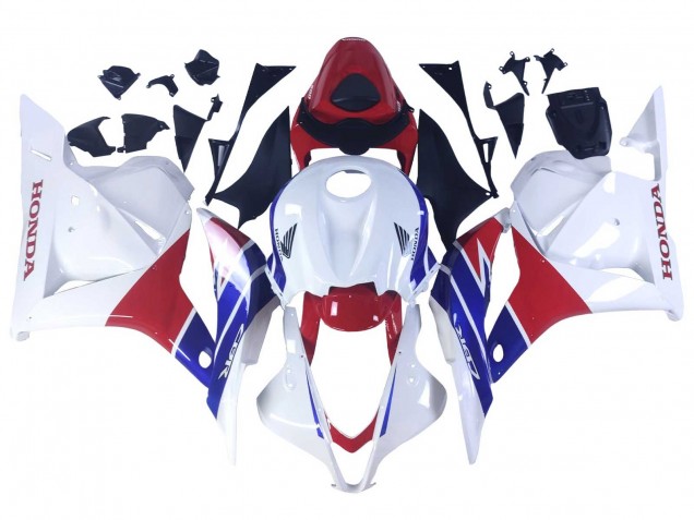 2009-2012 White Red Blue Honda CBR600RR Motorcycle Fairings Australia