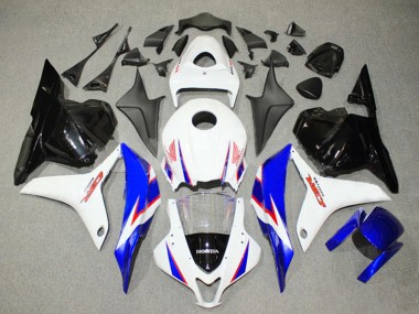 2009-2012 White Blue Glossy Black Honda CBR600RR Bike Fairings Australia