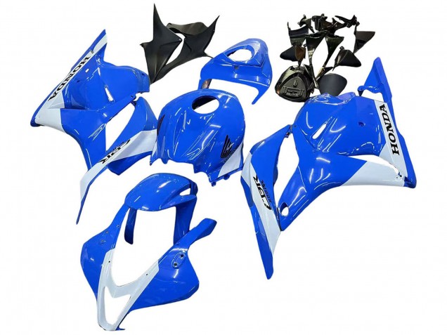 2009-2012 Blue White Honda CBR600RR Motorcycle Fairings Australia