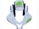 2009-2012 White Green Glossy Black Hannspree Honda CBR600RR Motorcycle Fairings Australia