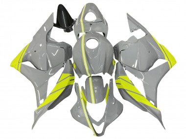 2009-2012 Nardo Grey Yellow Honda CBR600RR Motorcycle Fairing Kits Australia