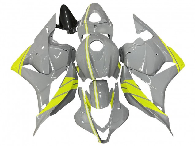 2009-2012 Nardo Grey Yellow Honda CBR600RR Motorcycle Fairing Kits Australia