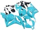 2009-2012 Light Blue Racing Honda CBR600RR Motorcycle Fairings Australia