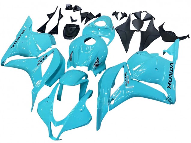 2009-2012 Light Blue Racing Honda CBR600RR Motorcycle Fairings Australia