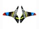 2009-2012 Black Multicolor MoviStar Honda CBR600RR Motorcycle Fairings Australia