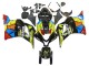 2009-2012 Black Multicolor MoviStar Honda CBR600RR Motorcycle Fairings Australia