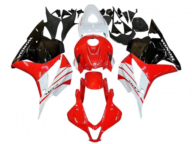 2009-2012 White Red Glossy Black Honda CBR600RR Motorcycle Fairing Australia
