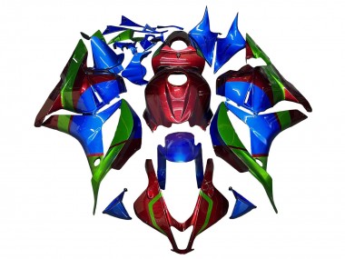 2009-2012 Blue Red Green Honda CBR600RR Motorcycle Fairings Australia