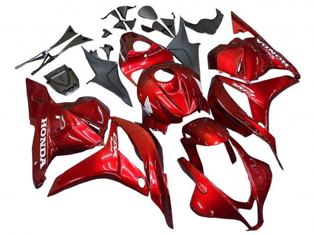 2009-2012 Red Racing Honda CBR600RR Motorcycle Fairings Australia