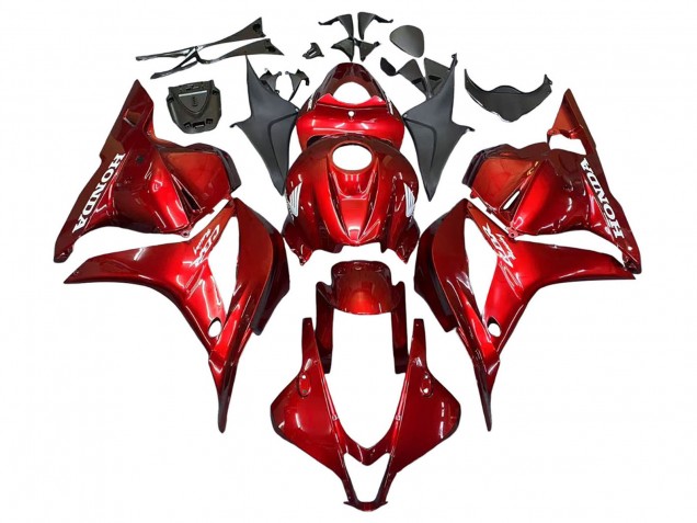 2009-2012 Red Racing Honda CBR600RR Motorcycle Fairings Australia