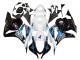 2009-2012 White Blue Glossy Black Honda CBR600RR Motorcycle Fairings Kit Australia