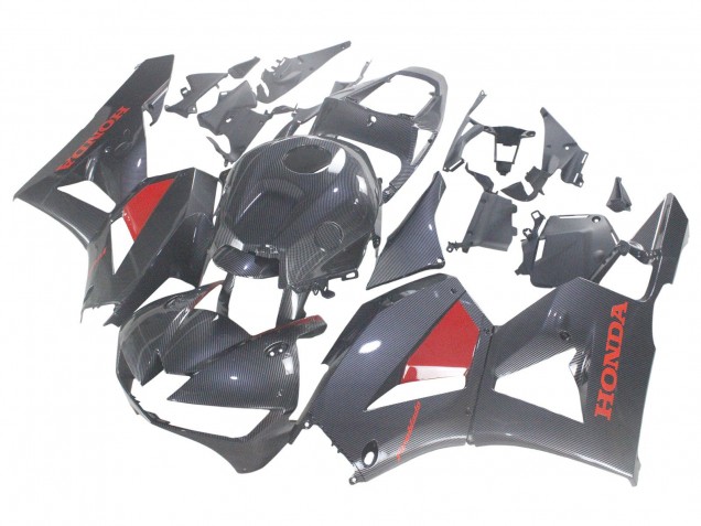 2013-2023 Black Carbon Fiber Red Honda CBR600RR Motorcycle Fairings Australia