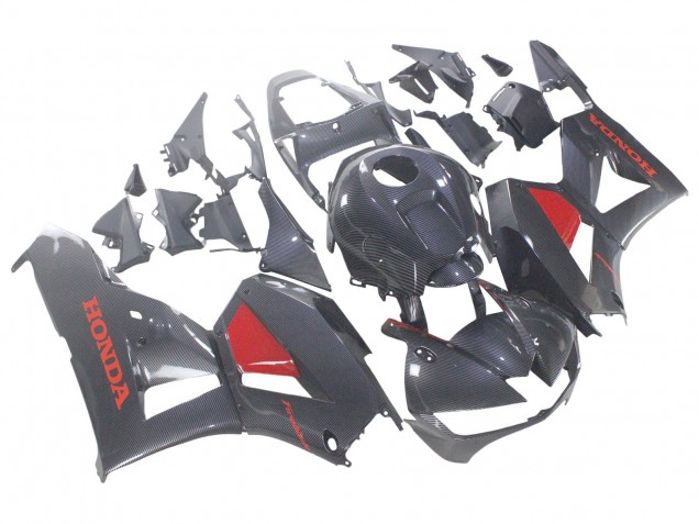 2013-2023 Black Carbon Fiber Red Honda CBR600RR Motorcycle Fairings Australia