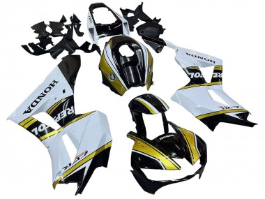 2013-2023 White Gold Glossy Black Repsol Honda CBR600RR Motorcycle Fairings Australia
