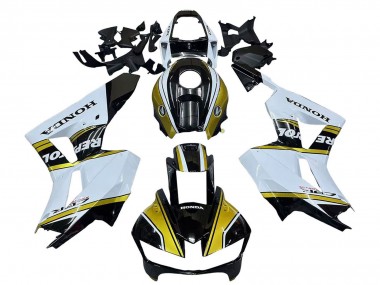 2013-2023 White Gold Glossy Black Repsol Honda CBR600RR Motorcycle Fairings Australia