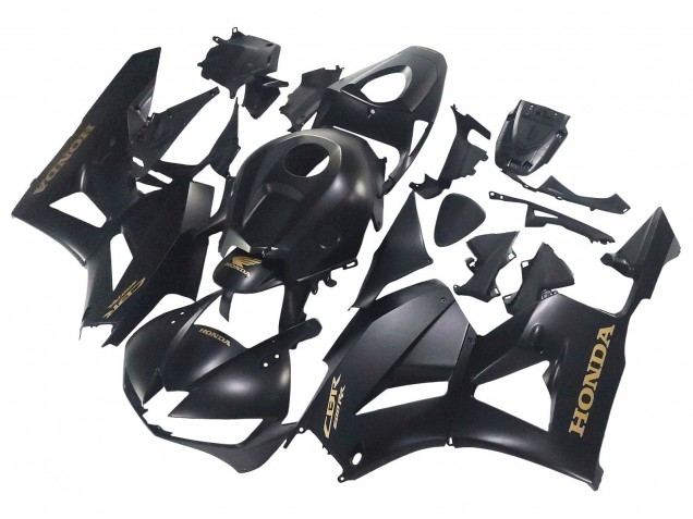 2013-2023 Matte Black Gold Decals Honda CBR600RR Motorcycle Fairings Australia